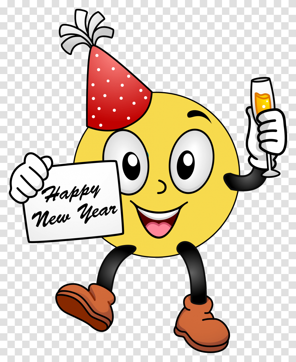 Happy New Year 2019 Smiley Transparent Png