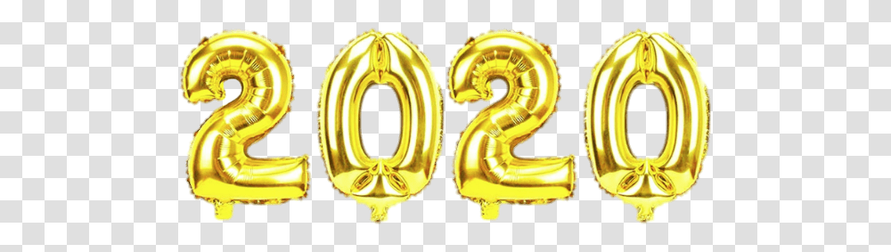Happy New Year 2020 Balloons Stickpng 2020 Balloons, Number, Symbol, Text, Alphabet Transparent Png
