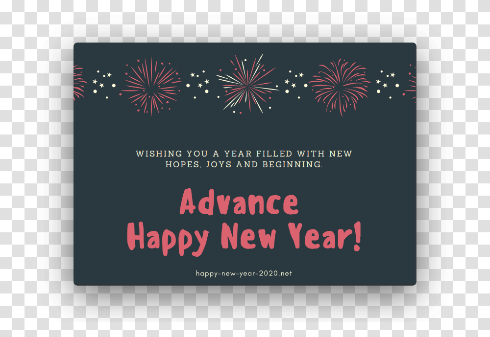 Happy New Year 2020 Best Friends Wishes Graphic Design, Nature, Outdoors, Fireworks, Night Transparent Png