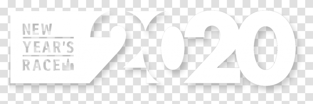 Happy New Year 2020 Black, Alphabet, Stencil Transparent Png