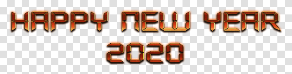Happy New Year 2020 File Happy New Year 2020, Brick, Word, Neon Transparent Png