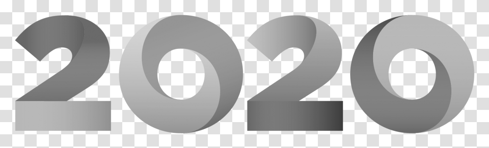 Happy New Year 2020 Grey Numbers 2020 Images, Recycling Symbol Transparent Png