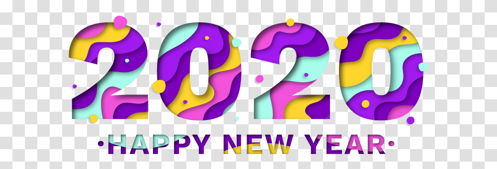 Happy New Year 2020 Hd Image 2020, Purple, Number, Symbol, Text Transparent Png