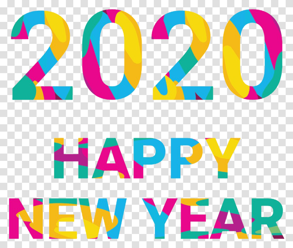 Happy New Year 2020 Image Happy New Year 2020, Alphabet, Number Transparent Png