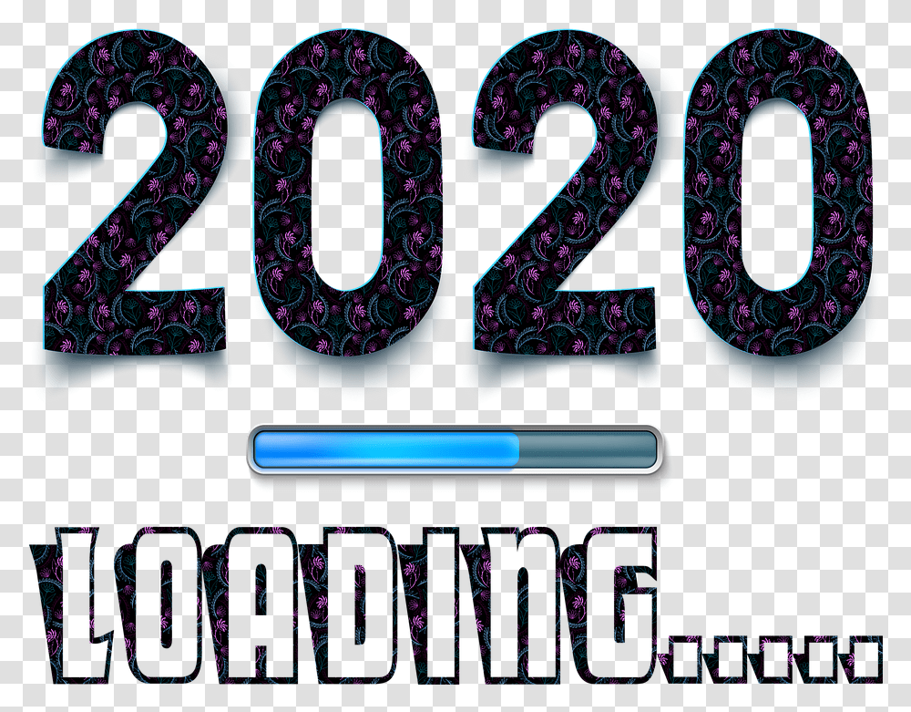 Happy New Year 2020 Loading Free Image On Pixabay Loading 2020, Text, Alphabet, Purple, Number Transparent Png