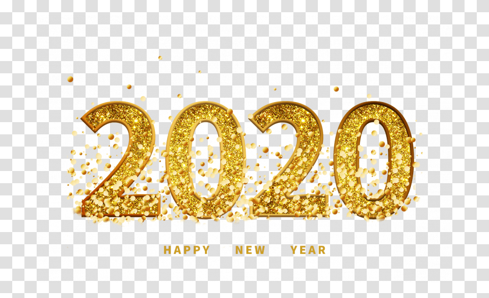 Happy New Year 2020 Text Hd Vector 12 Image Free 2020, Chandelier, Lamp, Snake, Reptile Transparent Png