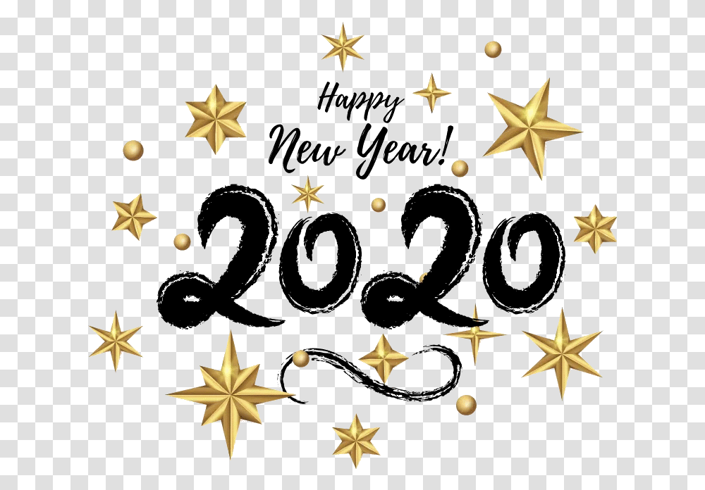 Happy New Year 2020 Wishes, Star Symbol, Rug, Number Transparent Png