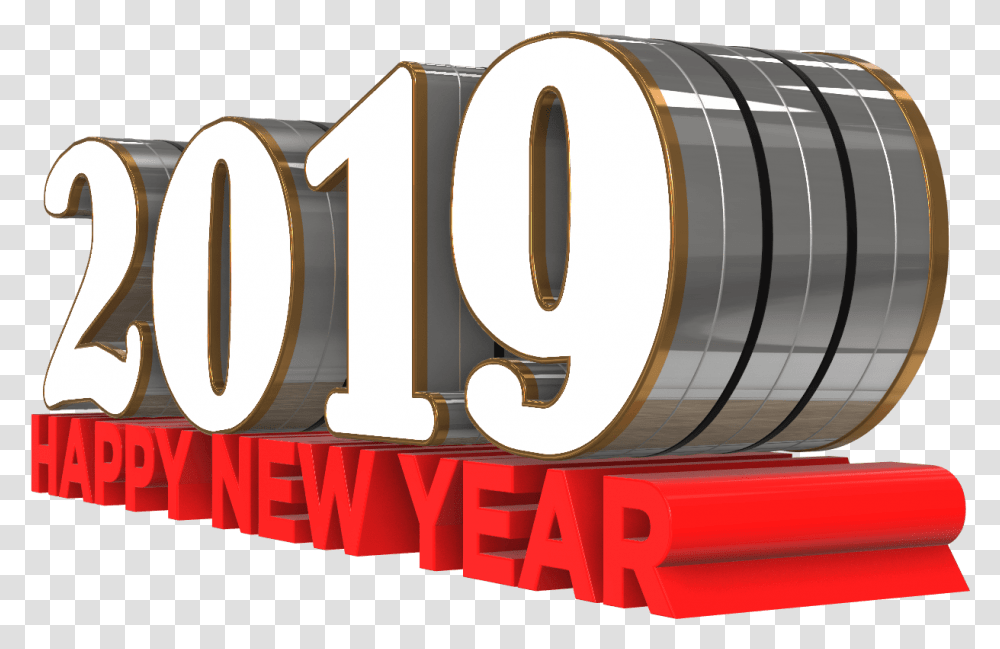 Happy New Year 3d Images Free Downloads Graphics, Barrel, Keg Transparent Png