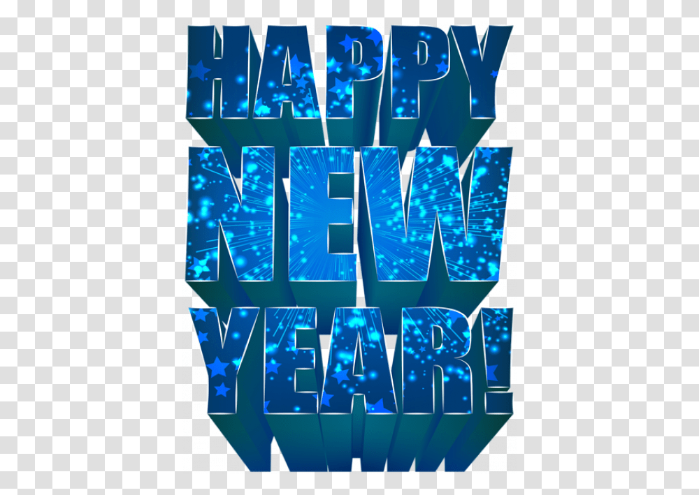 Happy New Year Background Hd 5 Image Free Download Blue Happy New Year, Graphics, Art, Light, Metropolis Transparent Png