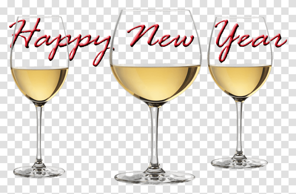Happy New Year Background Image New Year, Glass, Wine, Alcohol, Beverage Transparent Png