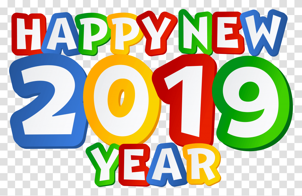 Happy New Year Background & Download Latest 2019 Happy New, Number, Symbol, Text, Alphabet Transparent Png