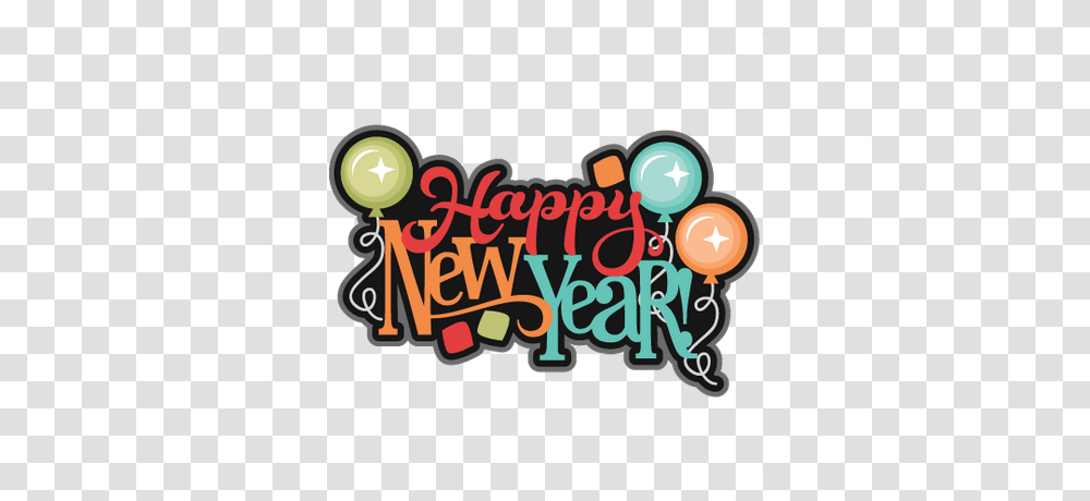 Happy New Year Balloons Colourful, Alphabet Transparent Png
