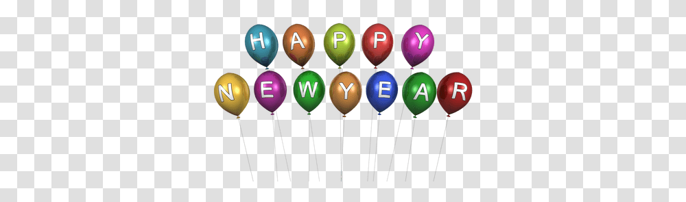 Happy New Year Balloons New Year, Food, Candy, Lollipop Transparent Png