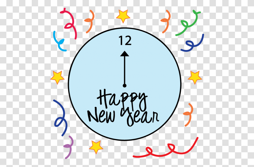 Happy New Year Banner New Year's Eve Clip Art, Number, Star Symbol Transparent Png
