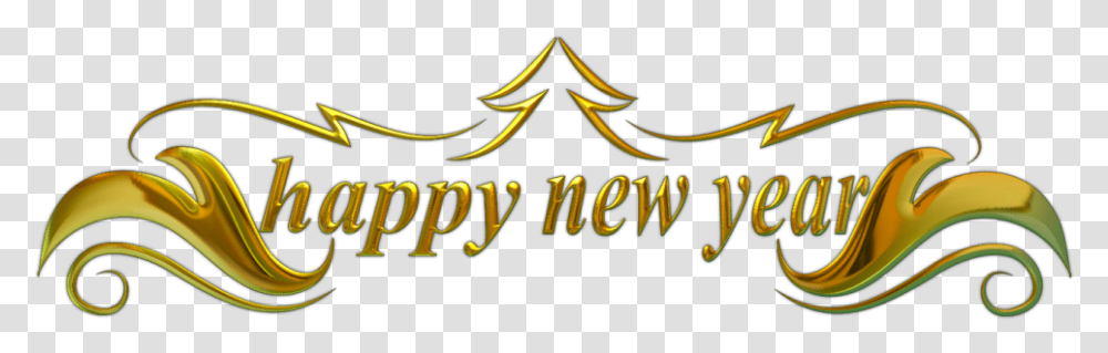 Happy New Year Banners Happy New Year Text For Picsart, Alphabet, Ampersand Transparent Png