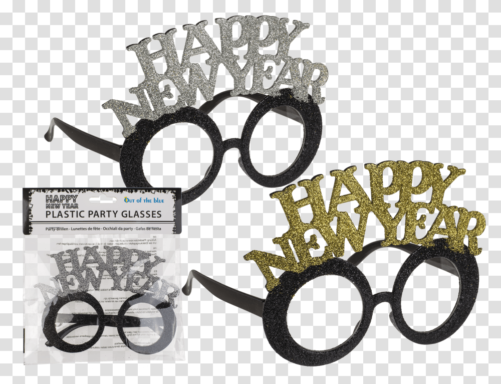 Happy New Year Brille Transparent Png