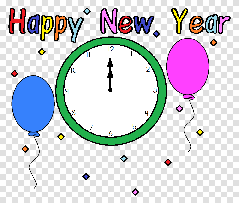 Happy New Year Clipart 2016 Clip Art New Year's Eve, Analog Clock, Clock Tower, Architecture, Building Transparent Png