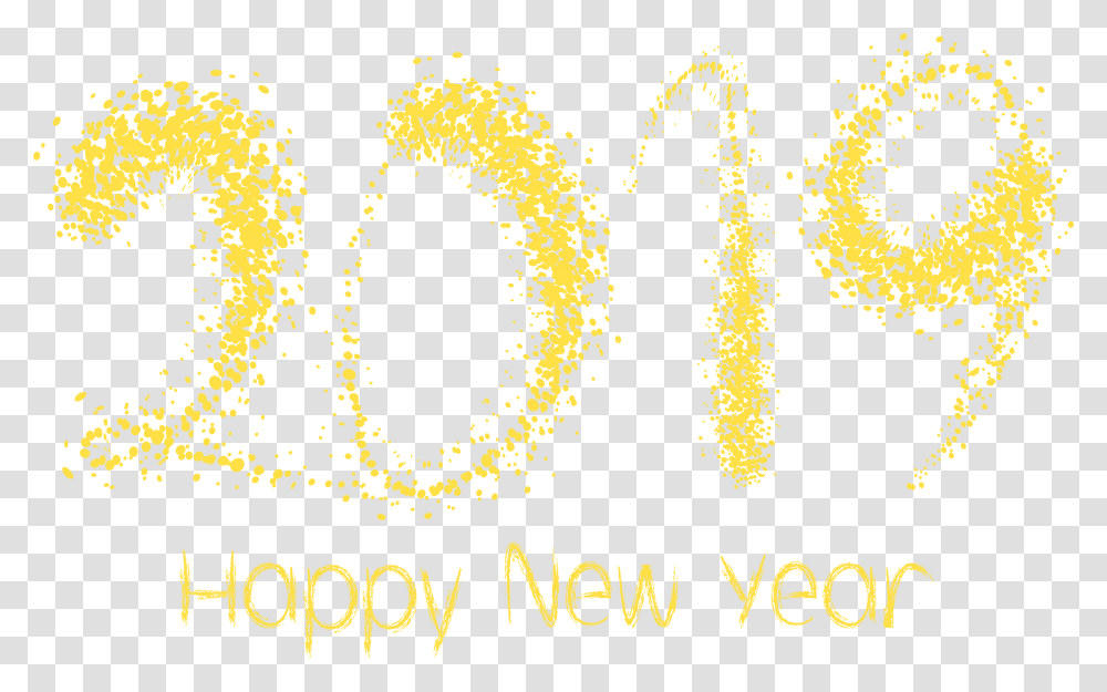 Happy New Year Clipart 2019 Download, Number, Alphabet Transparent Png
