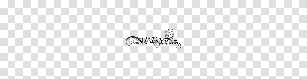 Happy New Year Clipart Black And White Wedding Clip Art Images, Face, Logo Transparent Png