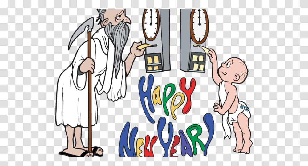 Happy New Year Clipart Child, Clock Tower, Leisure Activities, Crowd, Wristwatch Transparent Png