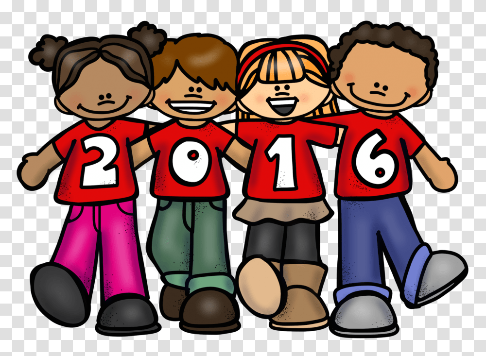 Happy New Year Clipart Child, Person, Crowd, People Transparent Png