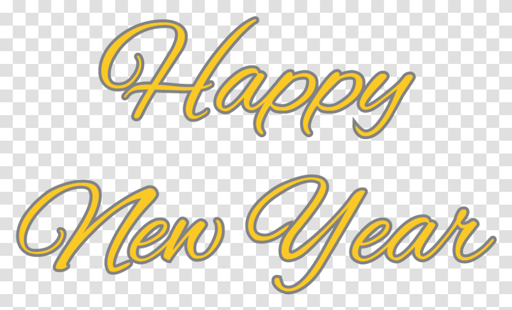 Happy New Year Clipart Happy New Year Hd, Alphabet, Word, Label Transparent Png