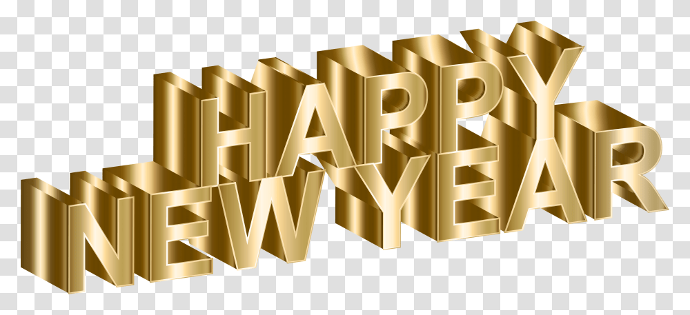 Happy New Year Download Happy New Year, Gold, Number Transparent Png