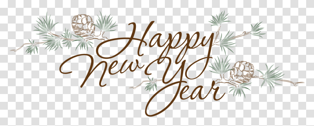 Happy New Year File Happy New Year, Text, Calligraphy, Handwriting, Plant Transparent Png