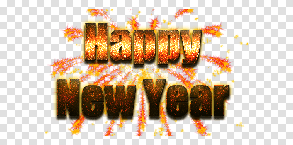Happy New Year Gold Thanksgiving, Diwali, Poster, Advertisement Transparent Png