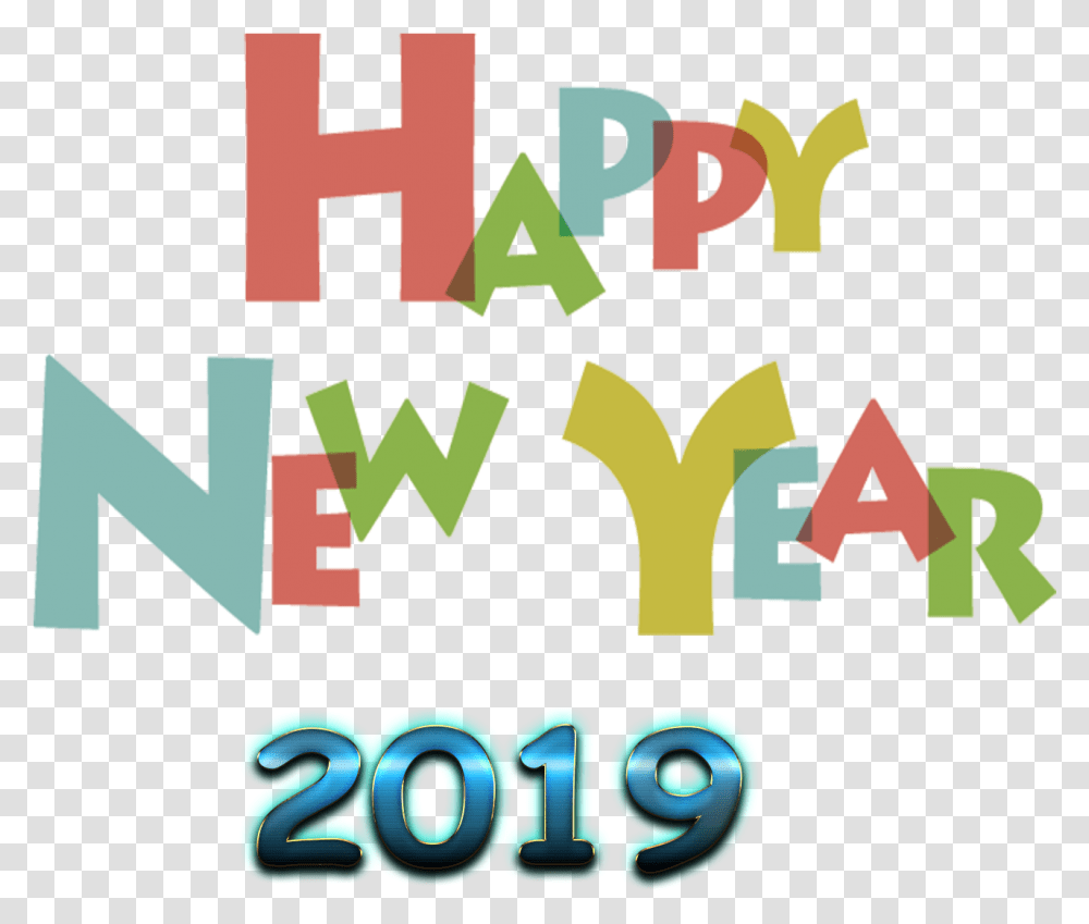 Happy New Year Hd Images Background In Graphic Design, Alphabet, Word Transparent Png