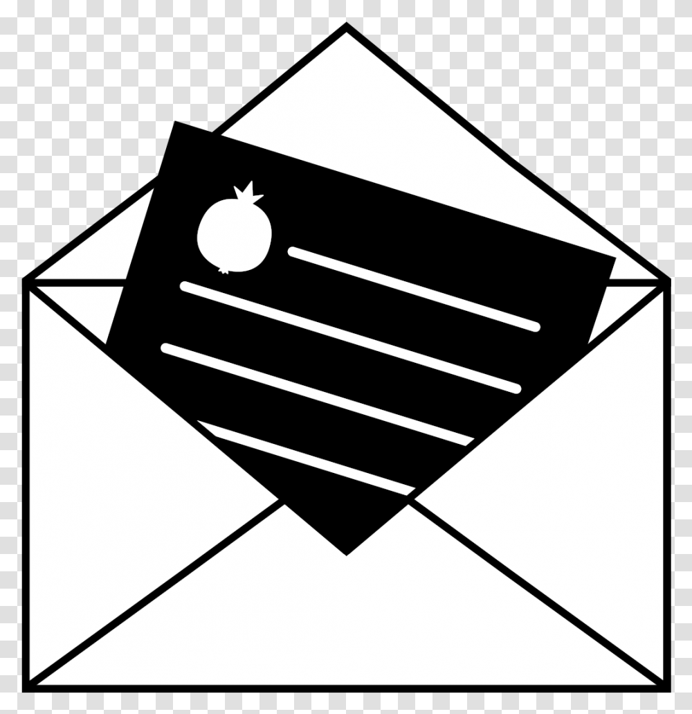 Happy New Year Icon Black, Envelope, Mail, Triangle Transparent Png