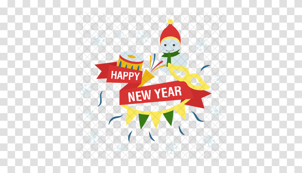 Happy New Year Icon Icon Happy New Year, Clothing, Apparel, Graphics, Art Transparent Png