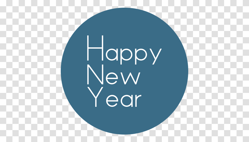 Happy New Year Icon Of Line Style Available In Svg Circle, Text, Word, Symbol, Logo Transparent Png