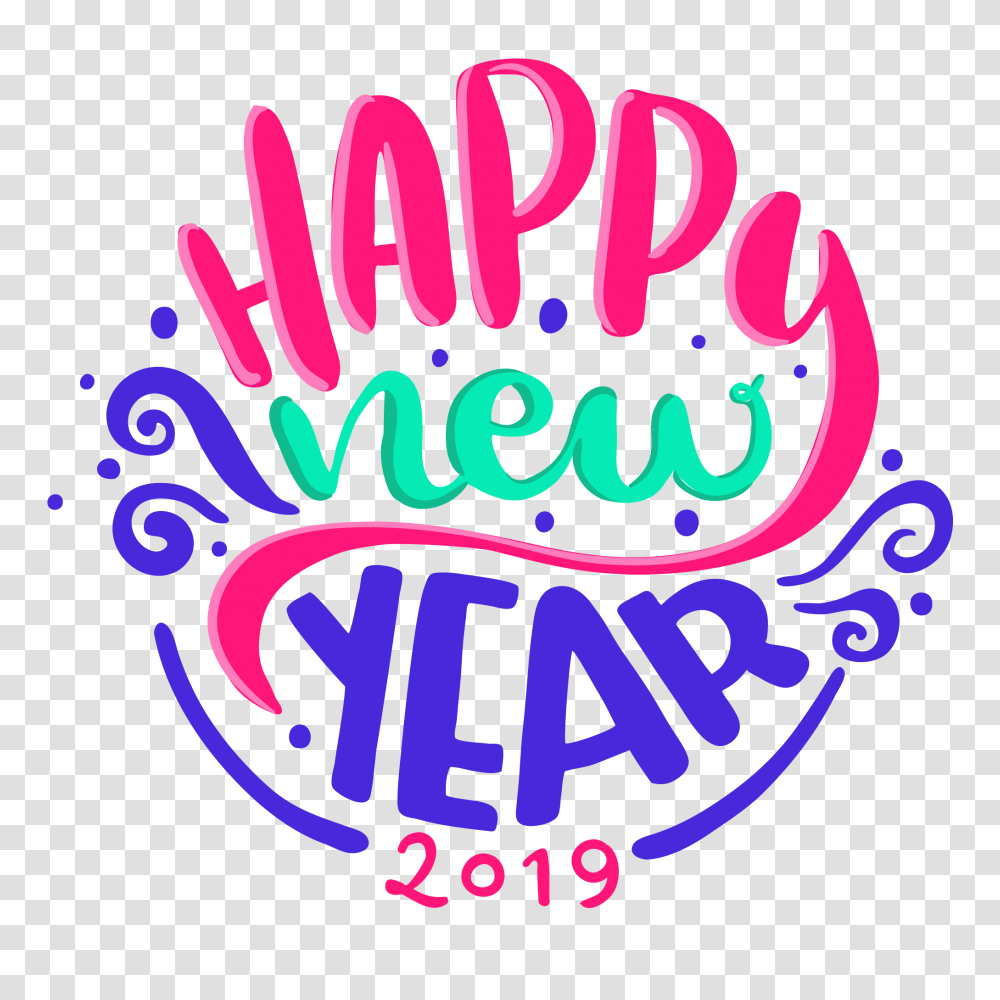 Happy New Year Image Free Download Happy New Year Logo, Label, Text, Sticker, Poster Transparent Png