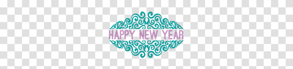 Happy New Year Images, Label, Alphabet, Pattern Transparent Png