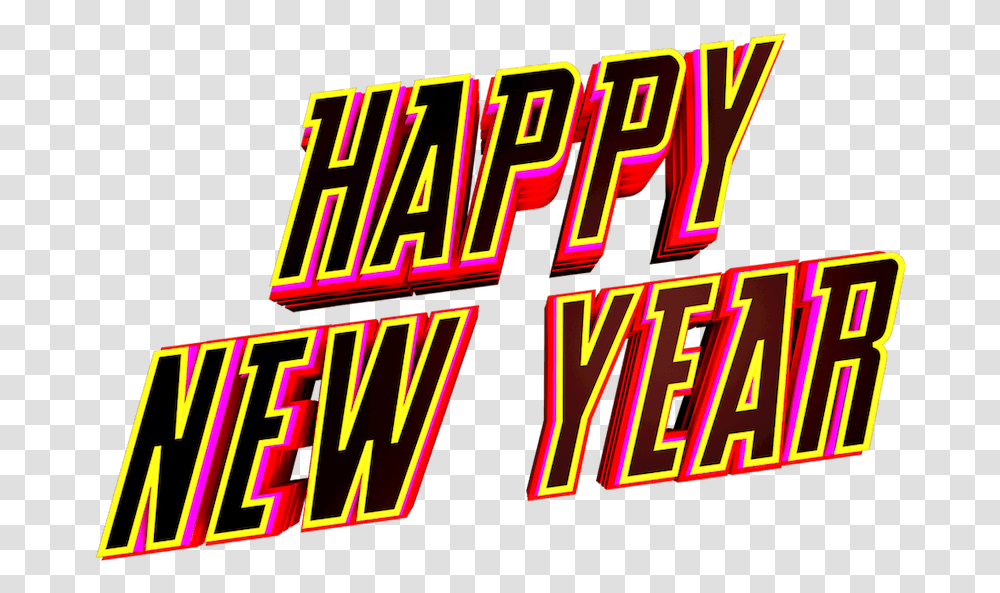 Happy New Year Netflix Dvd, Neon, Light, Text, Alphabet Transparent Png