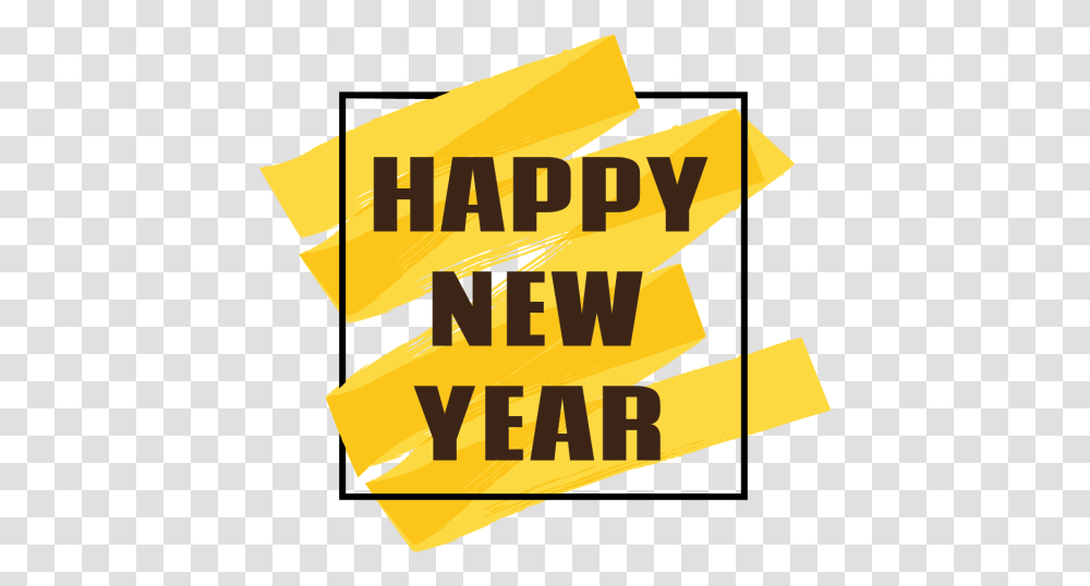 Happy New Year New Graphic Design, Text, Label, Paper, Car Transparent Png
