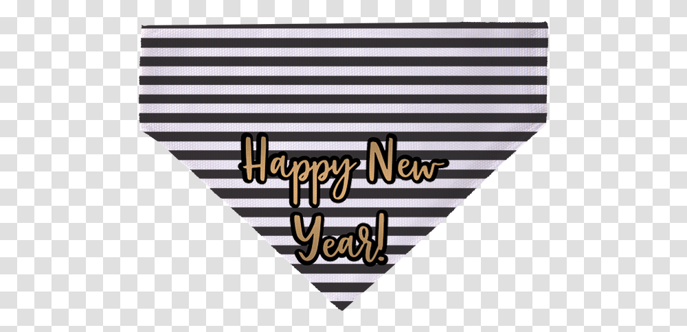 Happy New Year Pet Scarf Horizontal, Text, Clothing, Person, Paper Transparent Png