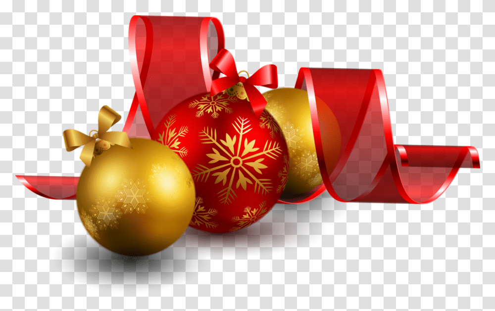 Happy New Year Photos Christmas Balls With Ribbon, Food, Plant, Sweets, Confectionery Transparent Png