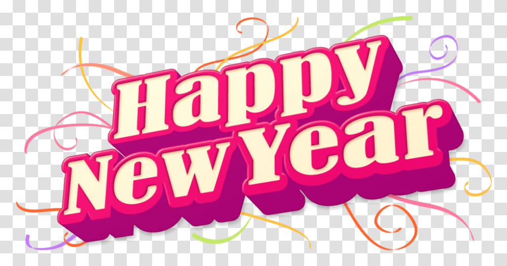Happy New Year Picture Happy New Year, Alphabet, Label, Word Transparent Png