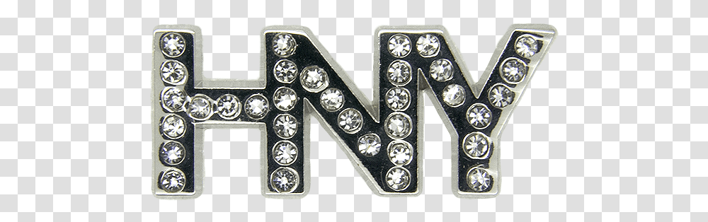 Happy New Year Rhinestone Pin Silver Happy New Year Earrings, Alphabet, Text, Number, Symbol Transparent Png