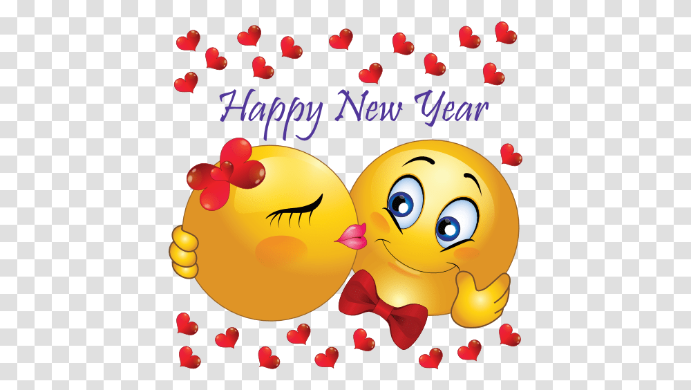 Happy New Year Smiley Icons Images Smiley Happy New Year Emoji, Food, Egg, Animal, Toy Transparent Png