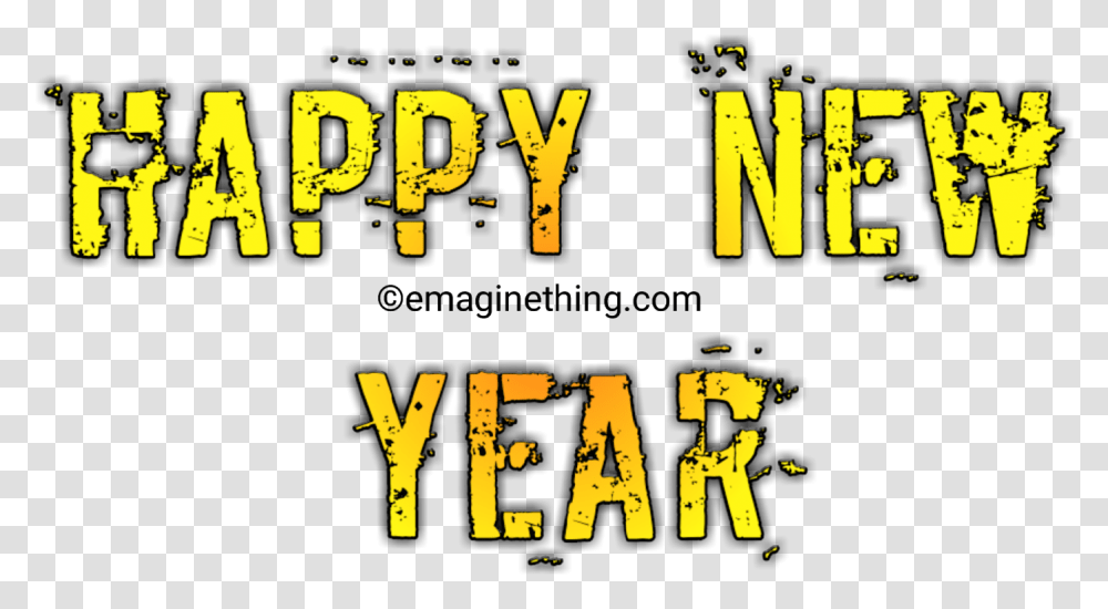 Happy New Year Text 2019 Whatsapp Stickerdownload Calligraphy, Alphabet, Word, Poster, Advertisement Transparent Png