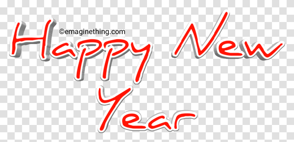 Happy New Year Text 2019 Whatsapp Stickerdownload Calligraphy, Label, Dynamite, Word Transparent Png