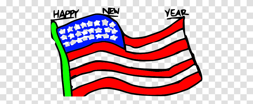 Happy New Year Us Flag Clip Art Free Vector, Logo, Trademark Transparent Png