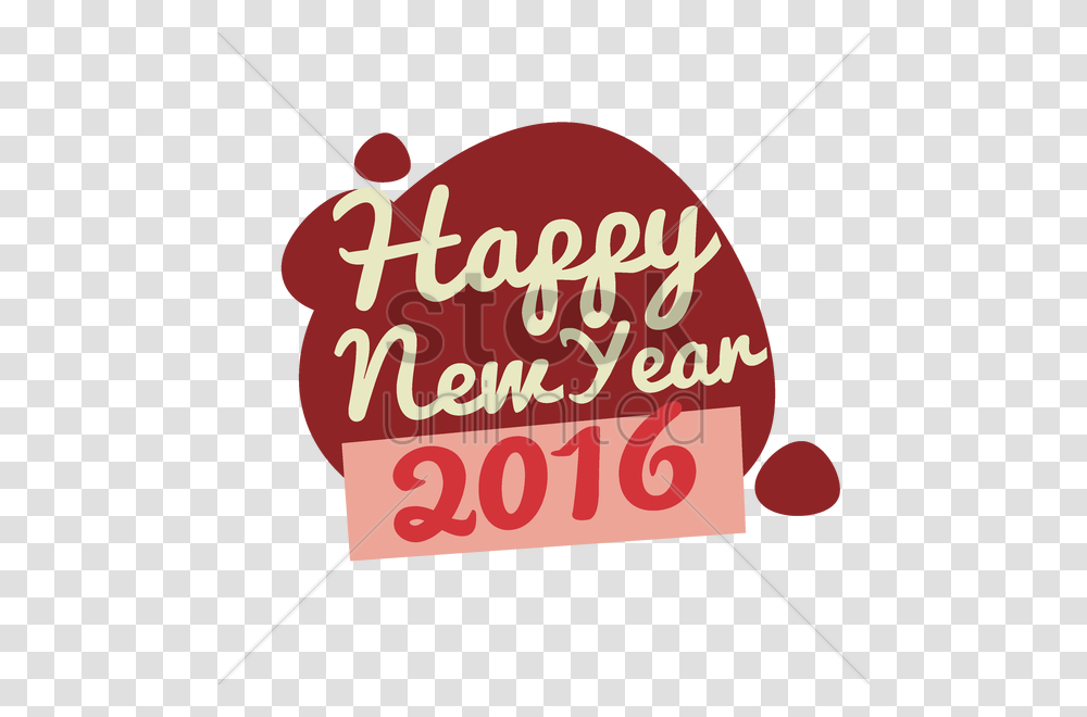Happy New Year Vector Image, Food, Leisure Activities Transparent Png