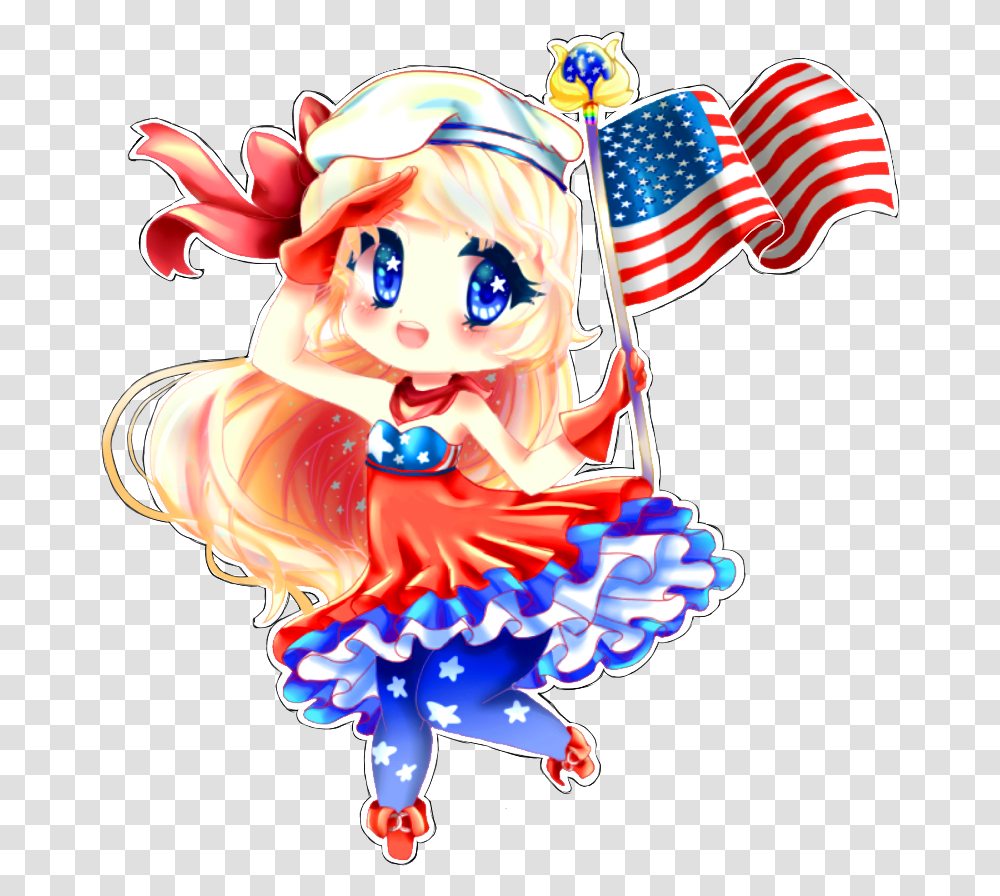 Happy Of July Anime 4th Of July, Toy, Performer, Leisure Activities Transparent Png