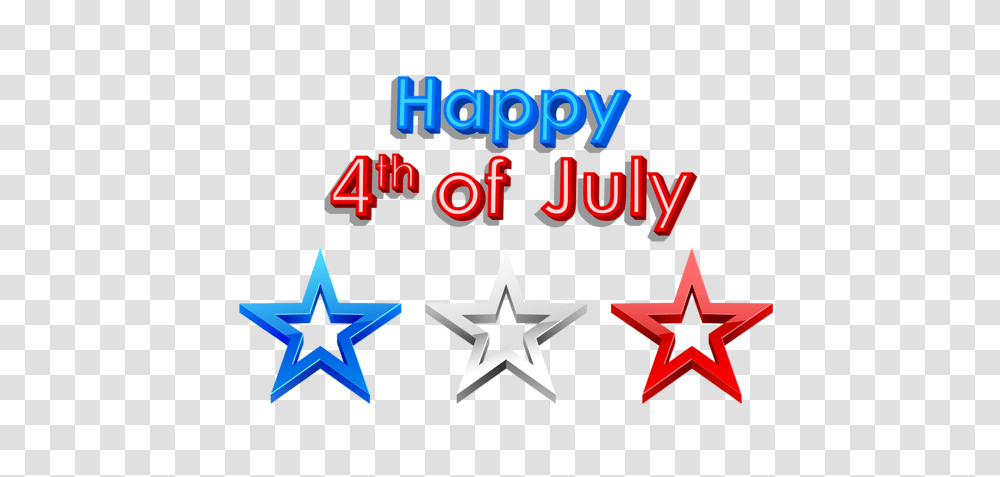 Happy Of July Clipart Picture Of July, Star Symbol Transparent Png