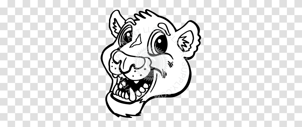 Happy Panther Head, Mammal, Animal, Pig Transparent Png