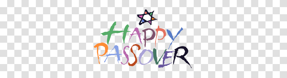 Happy Passover, Star Symbol, Handwriting Transparent Png